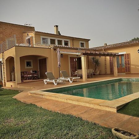 Finca rústica con piscina Cas Padrins de Campos Exterior foto