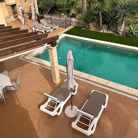 Finca rústica con piscina Cas Padrins de Campos Exterior foto