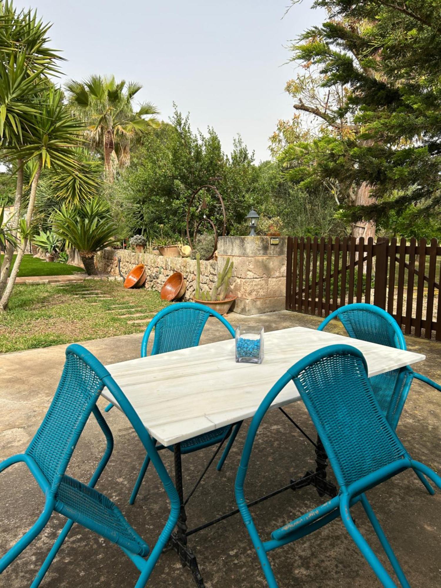 Finca rústica con piscina Cas Padrins de Campos Exterior foto